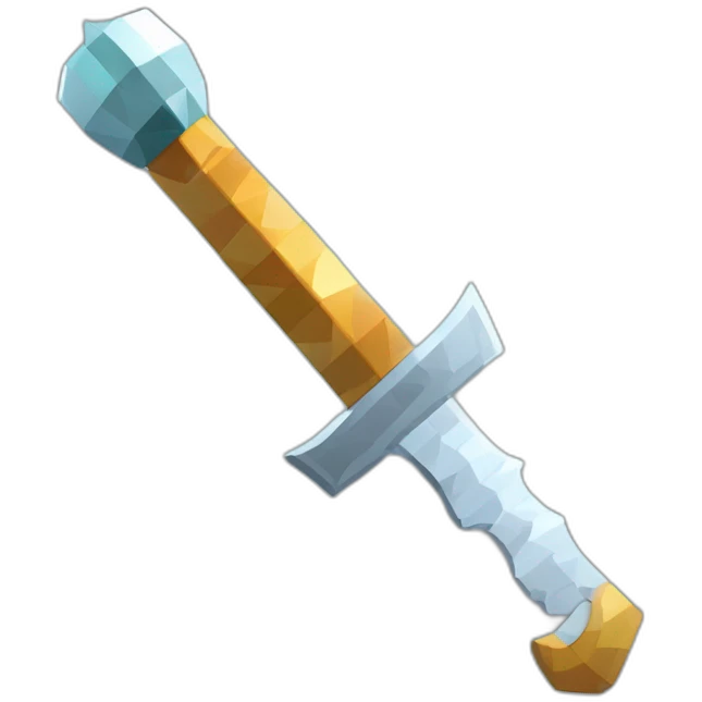 Épée en diamant minecraft emoji