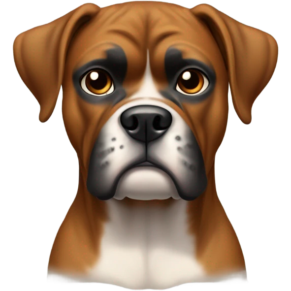 Boxer dog  emoji