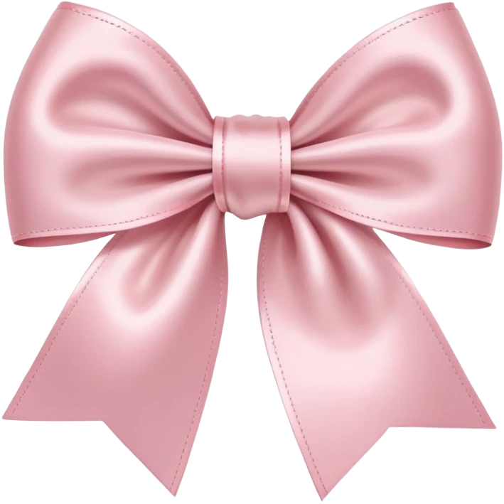 light pink bow emoji