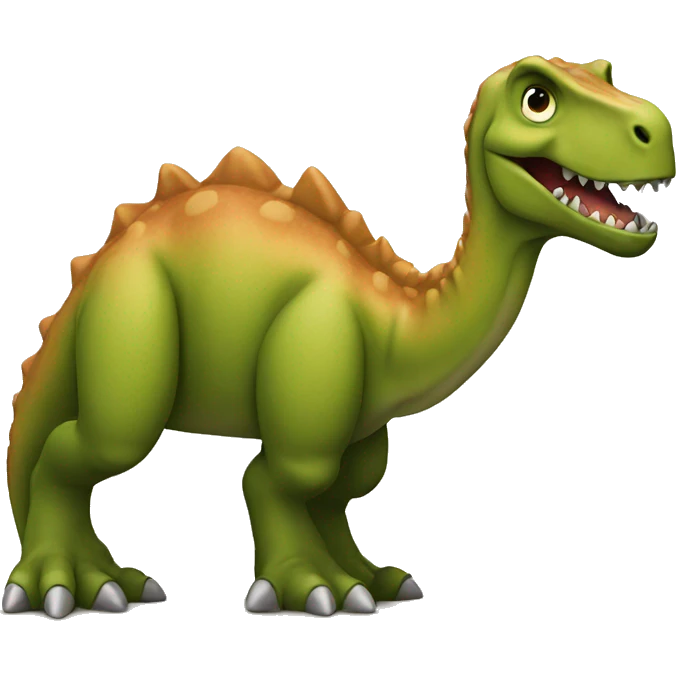 Dinosaur writing emoji