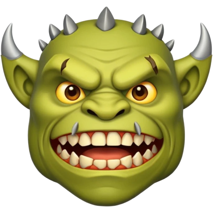 Orc teeth emoji emoji