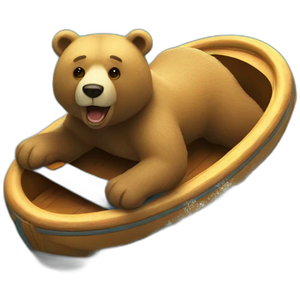 Hot bear cruising emoji
