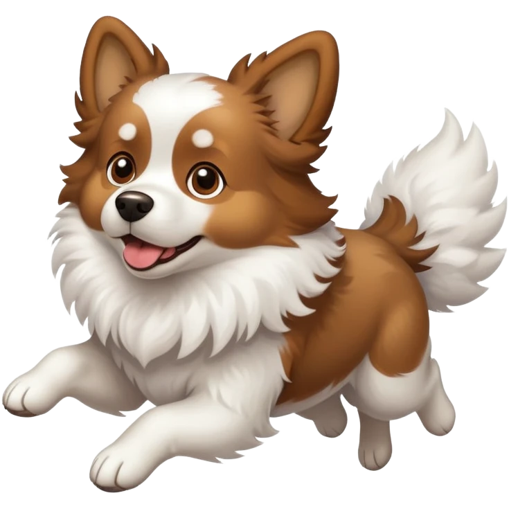 Dog flying emoji