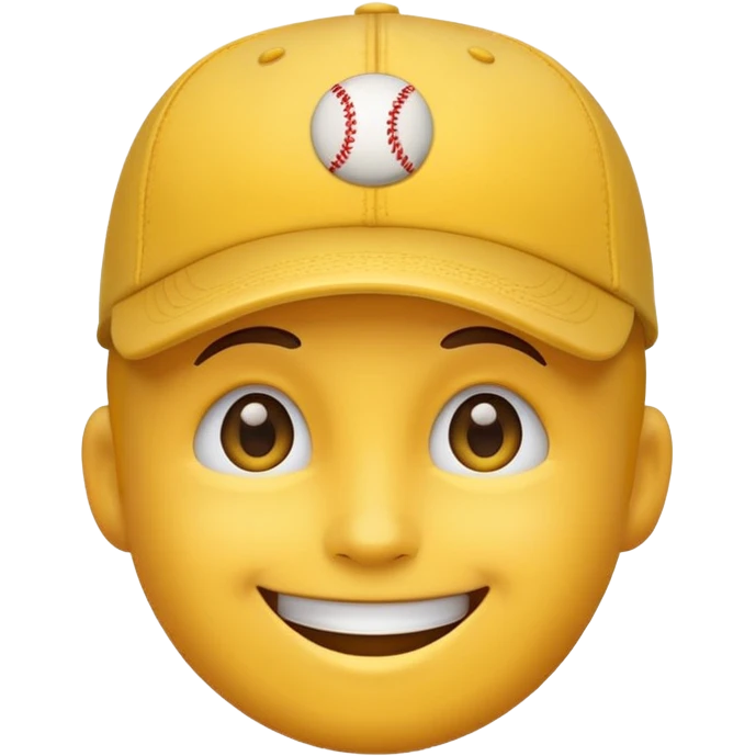 😁🧢Şapkalı gülen yüzlü emoji emoji