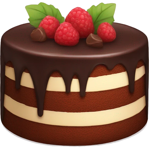 Chocolate cake emoji