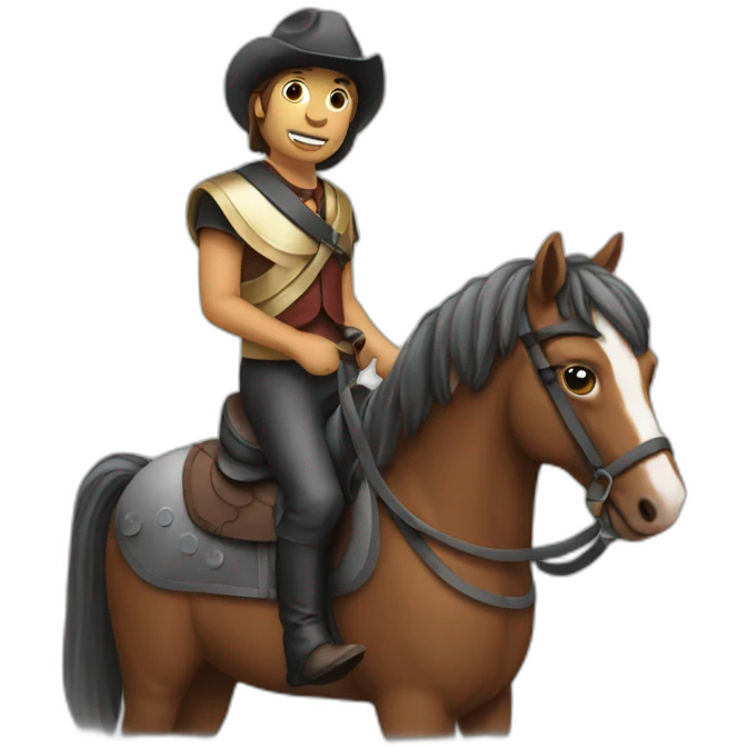 poutin on a horse emoji