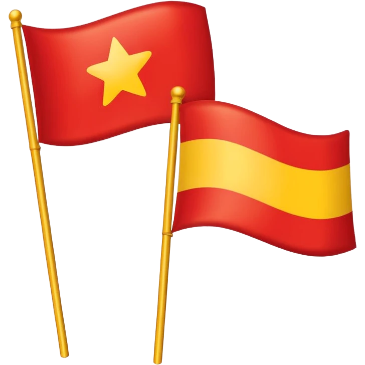 Top and bottom red...in middle yellow....flag emoji