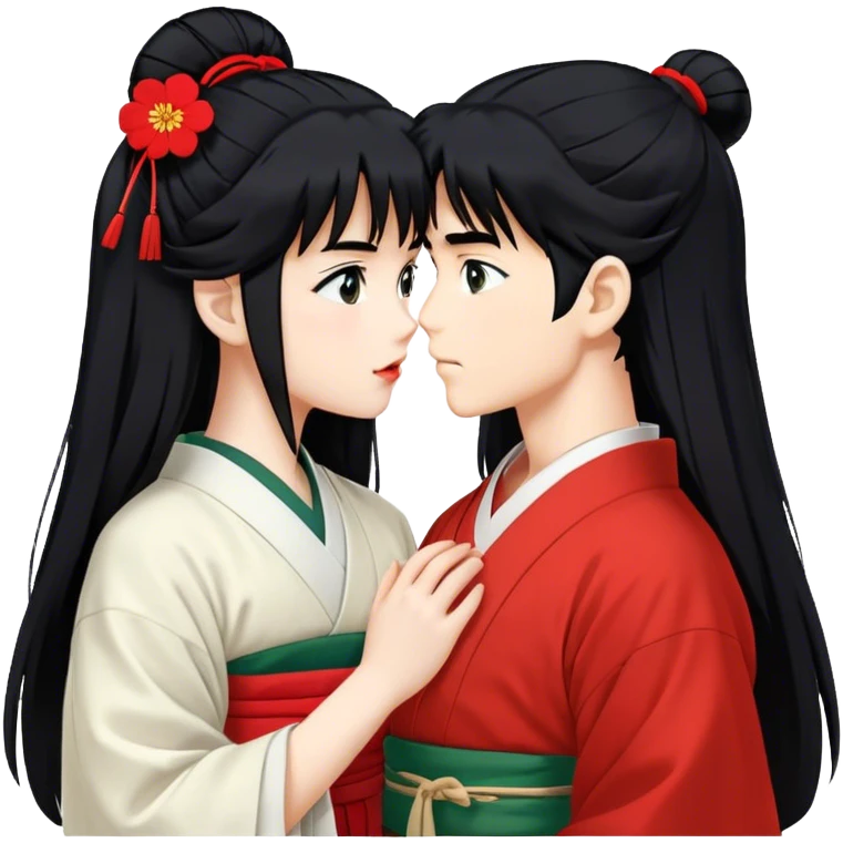 Inuyasha kiss kagome emoji