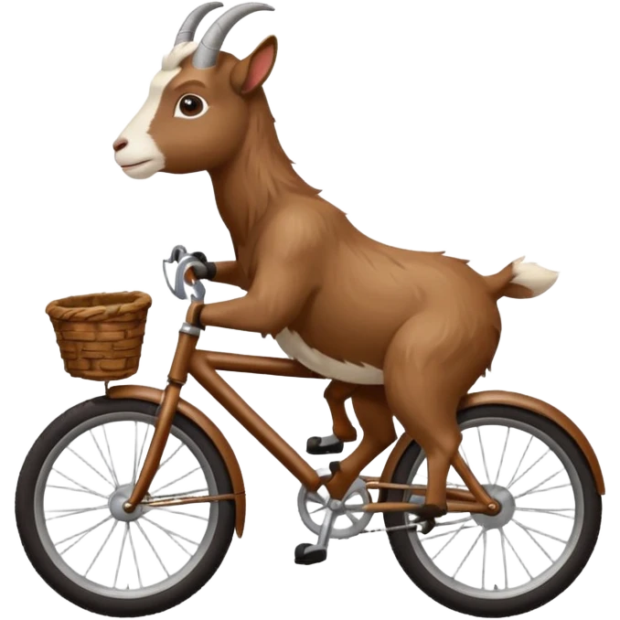 Goat on bike emoji