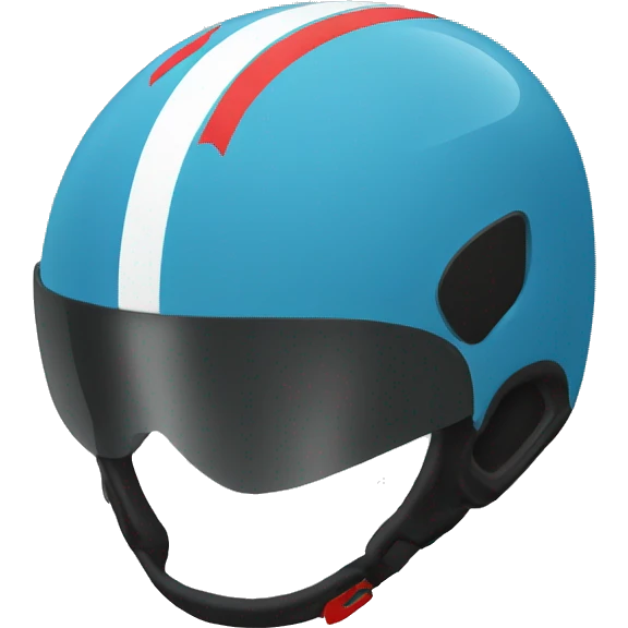 A racing bike helmet emoji