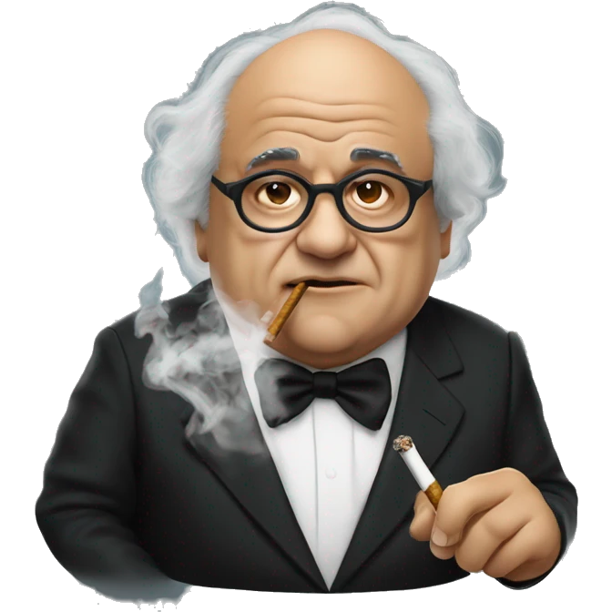 Danny Devito smoking  emoji
