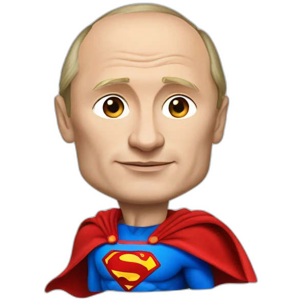 Vladimir putin in superman suit emoji