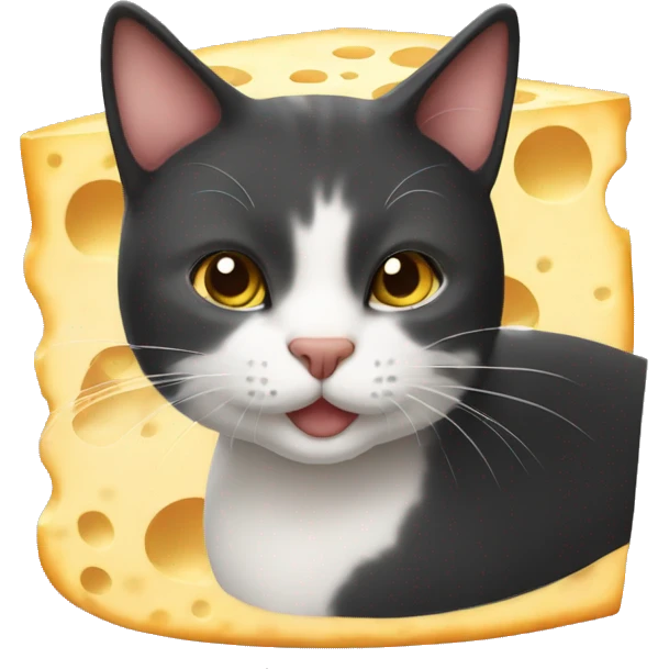 Cheese cat emoji