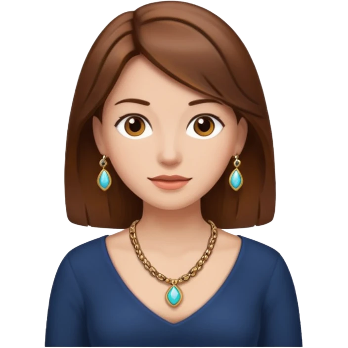 person woman brownhair body emoji