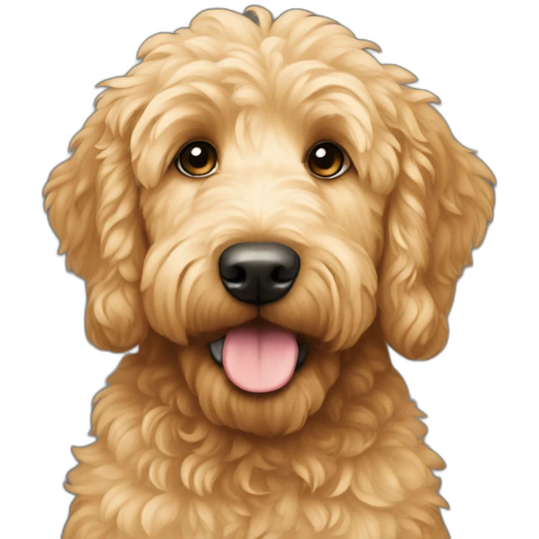 Goldendoodle emoji