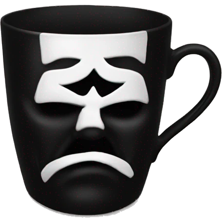 King diamond in a black tea cup emoji