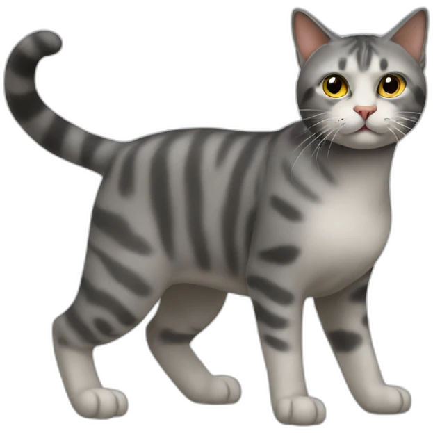 cat with 3 legs emoji