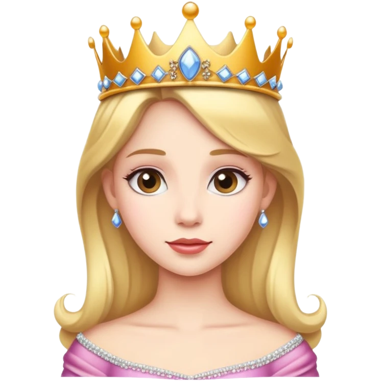 princess with crown and tiara emoji