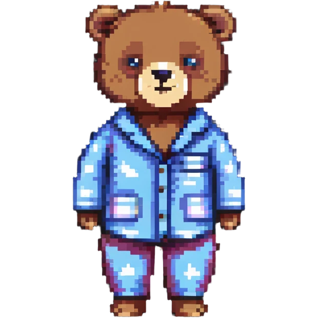 bear in pajamas emoji