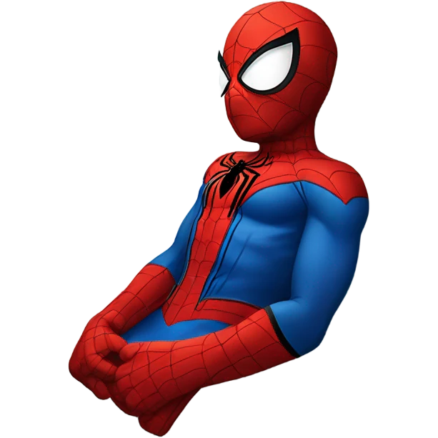 spider man sleeping emoji