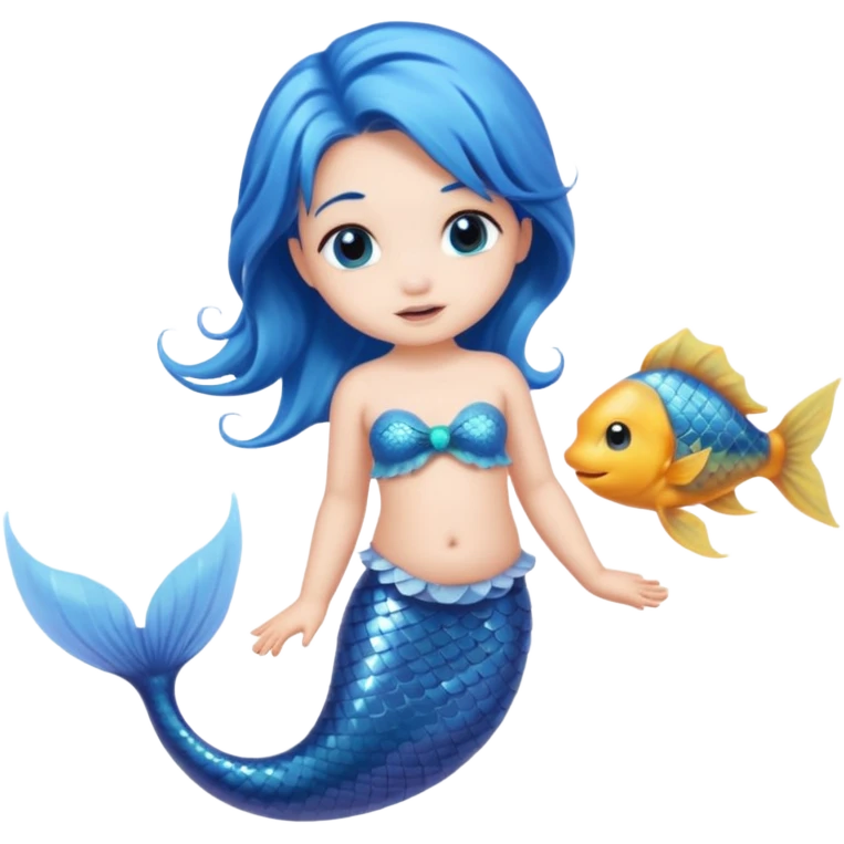 small baby mermaid  emoji