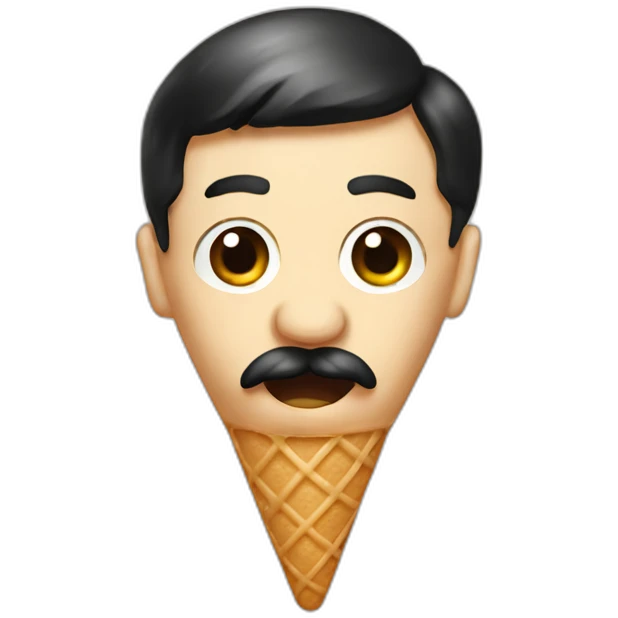 hitler ice cream emoji