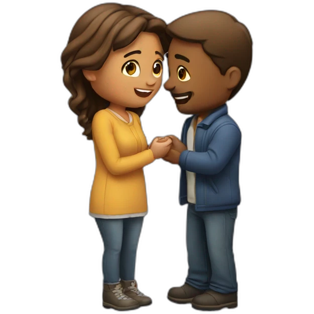 Proposing to girlfriend emoji