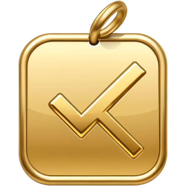 gold checkmark emoji