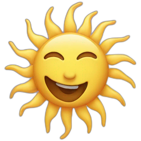 Sun emoji