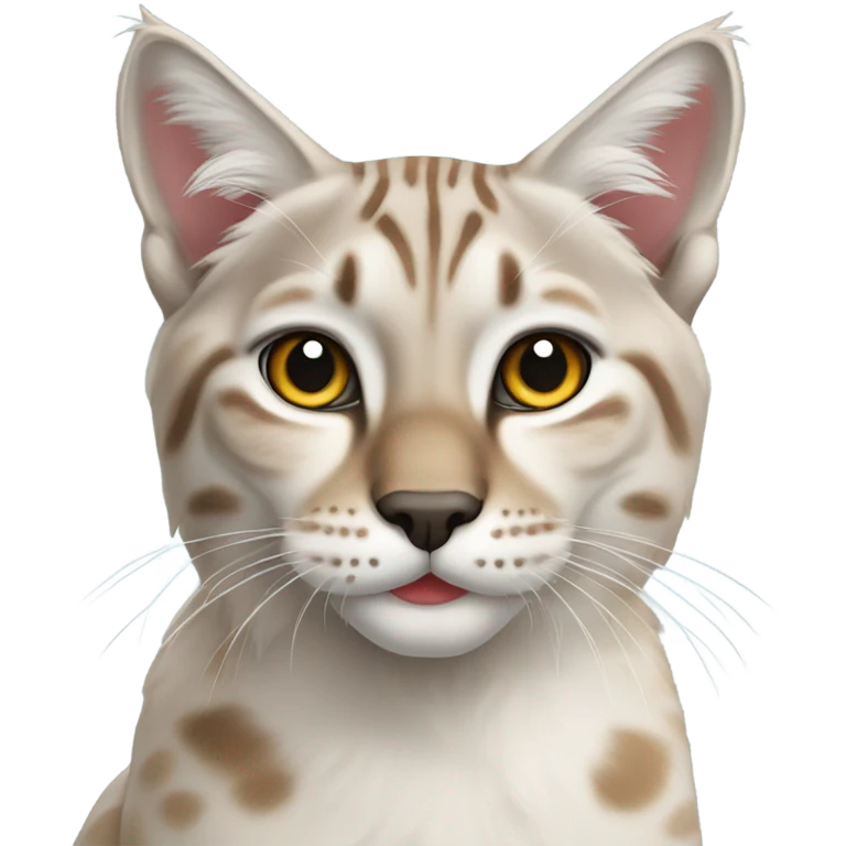 Lynx point cat emoji