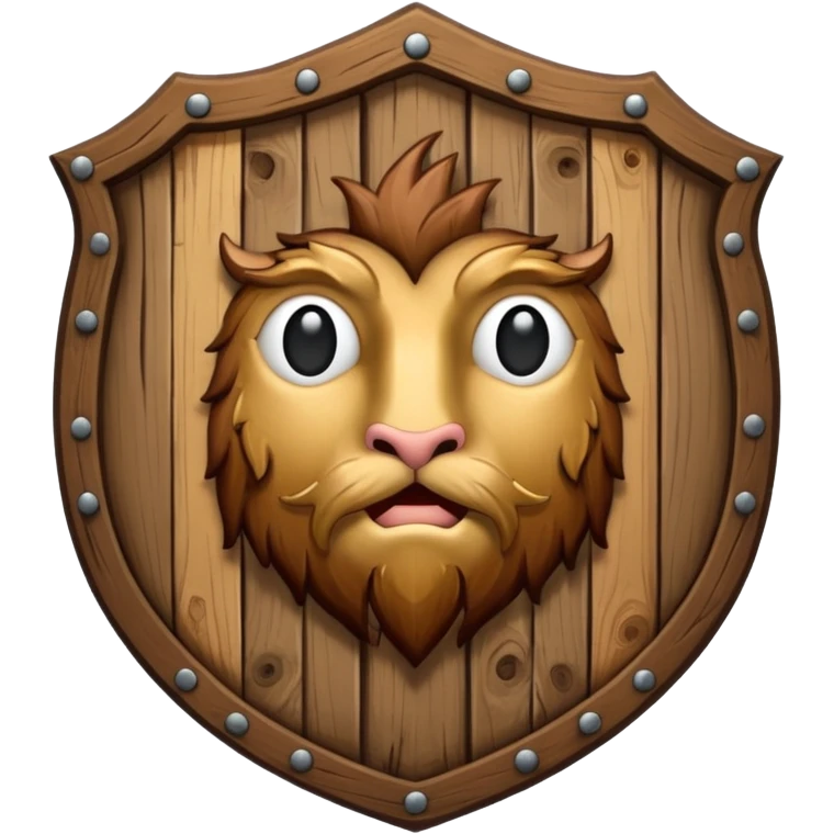 brown oaken shield emoji