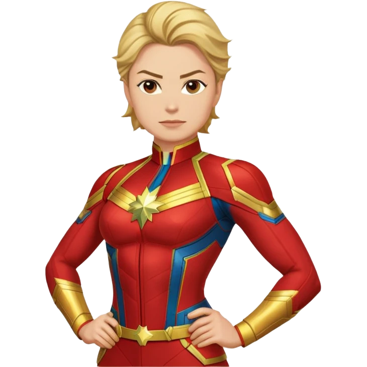 Captain Marvel superhero emoji