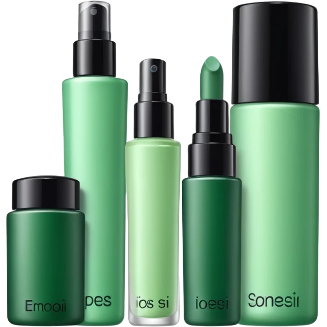 green corean cosmetics emoji