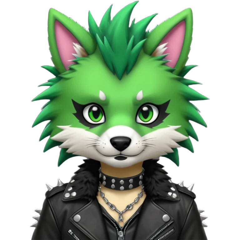 Cool punky badass Fursuit-furry-fursona emoji