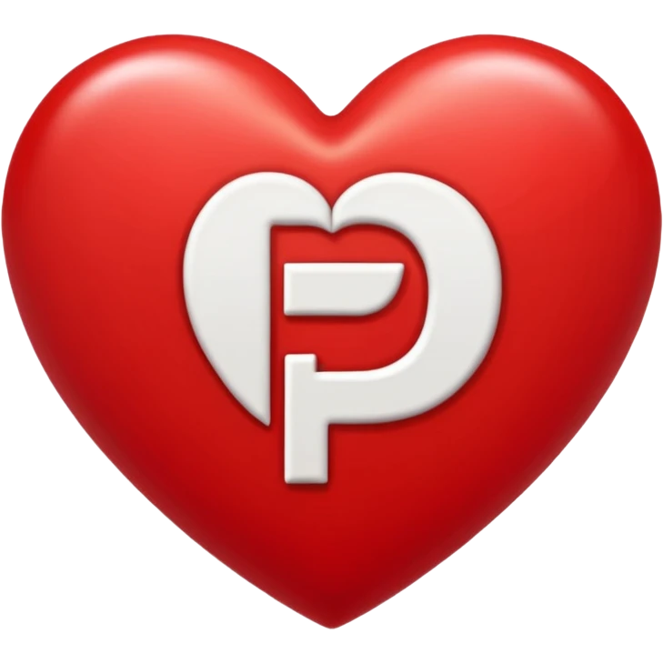 emoji herz mit buchstabe P drin emoji