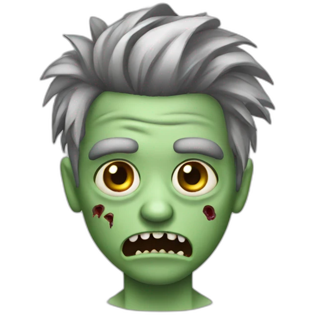 Zombie  coiffeur emoji