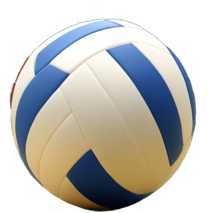 Volleyball with the number 17 emoji