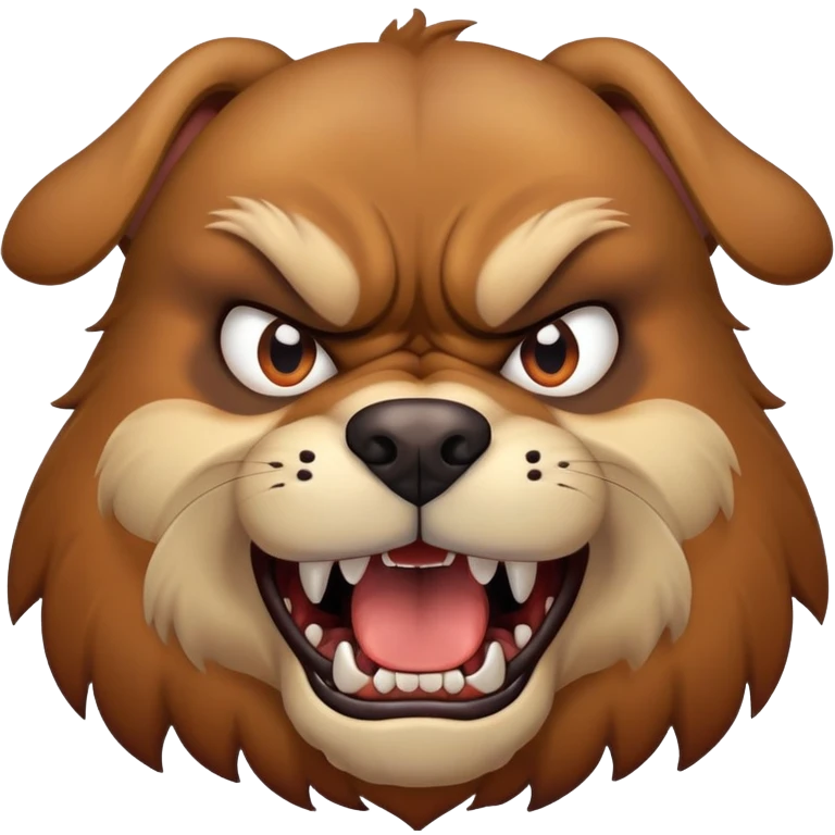 Dog pissed off emoji