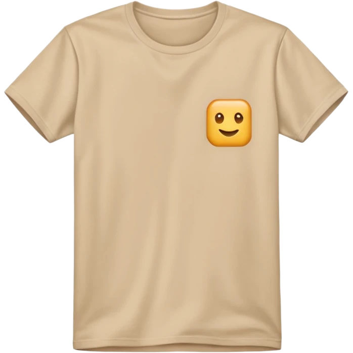 Beige t shirt  emoji