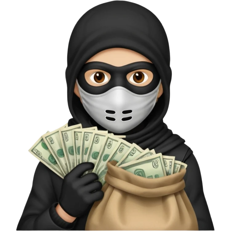 Thief,Knave. Half body emoji