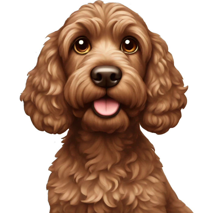  Brown Cockapoo emoji