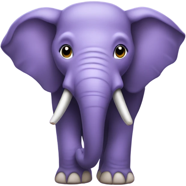 Purple elephant emoji