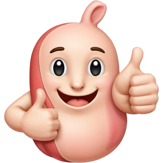 I want a thumbs up with a smaller thumbs up in the bottom right corner emoji