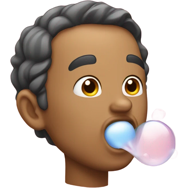 a dude gargling  emoji