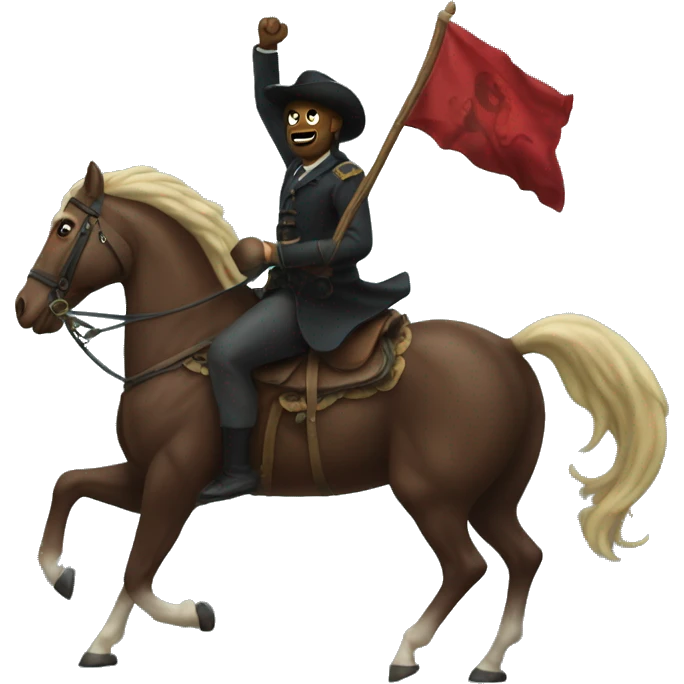 I want a kraken riding a horse emoji