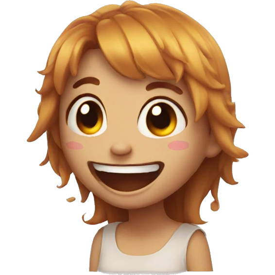 Demon girl laughs emoji