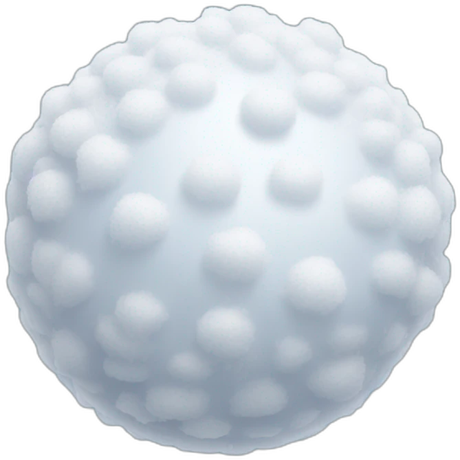 Snowball emoji