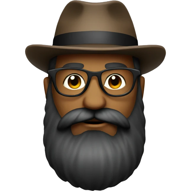 cool big beard emoji