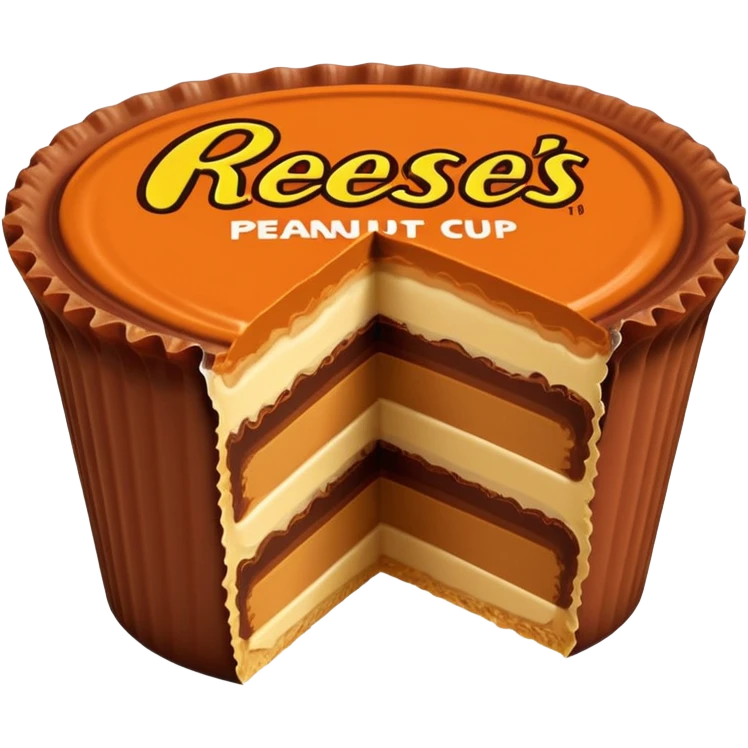 reeses peanut butter cup exact replica emoji