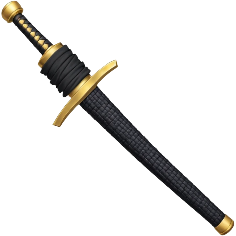 The hilt of a samurai sword emoji